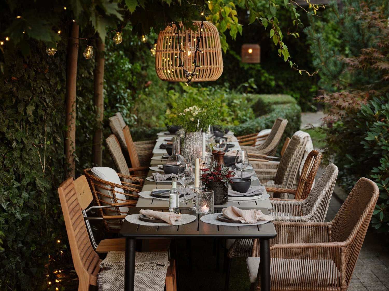 Covelo matstol Natur/vit