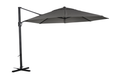 Fiesole frihängande parasoll Antracit/grå
