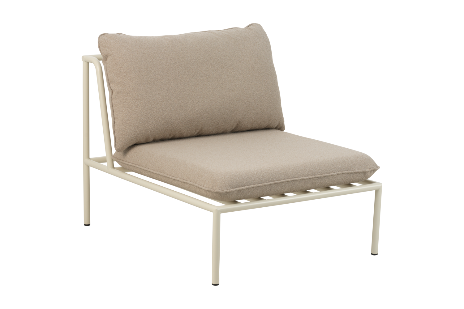 Collier mittdel Pearl White/Teddy Beige