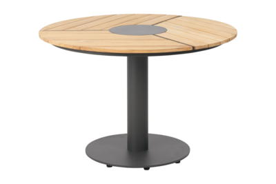 Peace Wood matbord Antracit/Teak