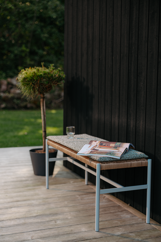 DK bänk Light Grey/Natur