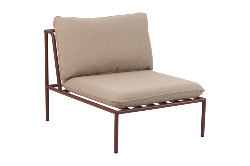 Collier mittdel Zin Red/Teddy Beige