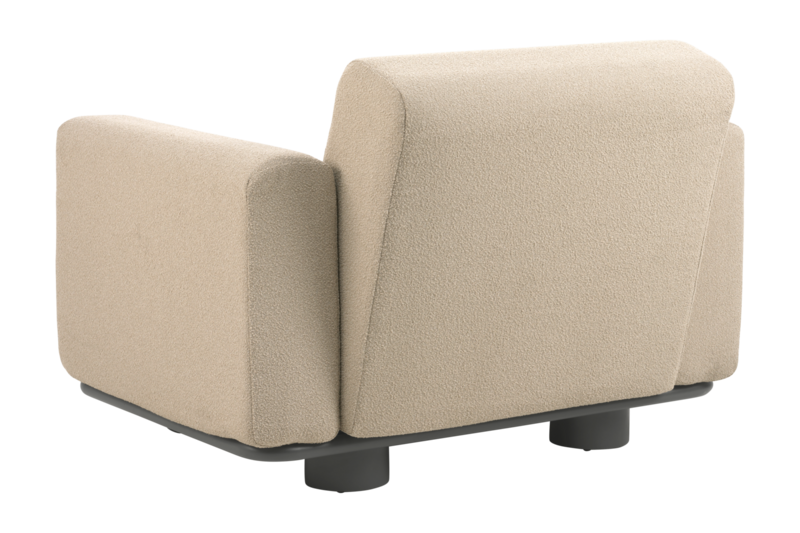 Bolster fåtölj Antracit/Teddy Beige