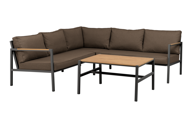 Cap soffgrupp Antracit/Brun