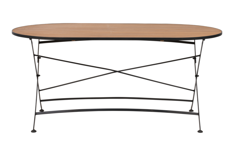 Brewer matbord Svart/teak