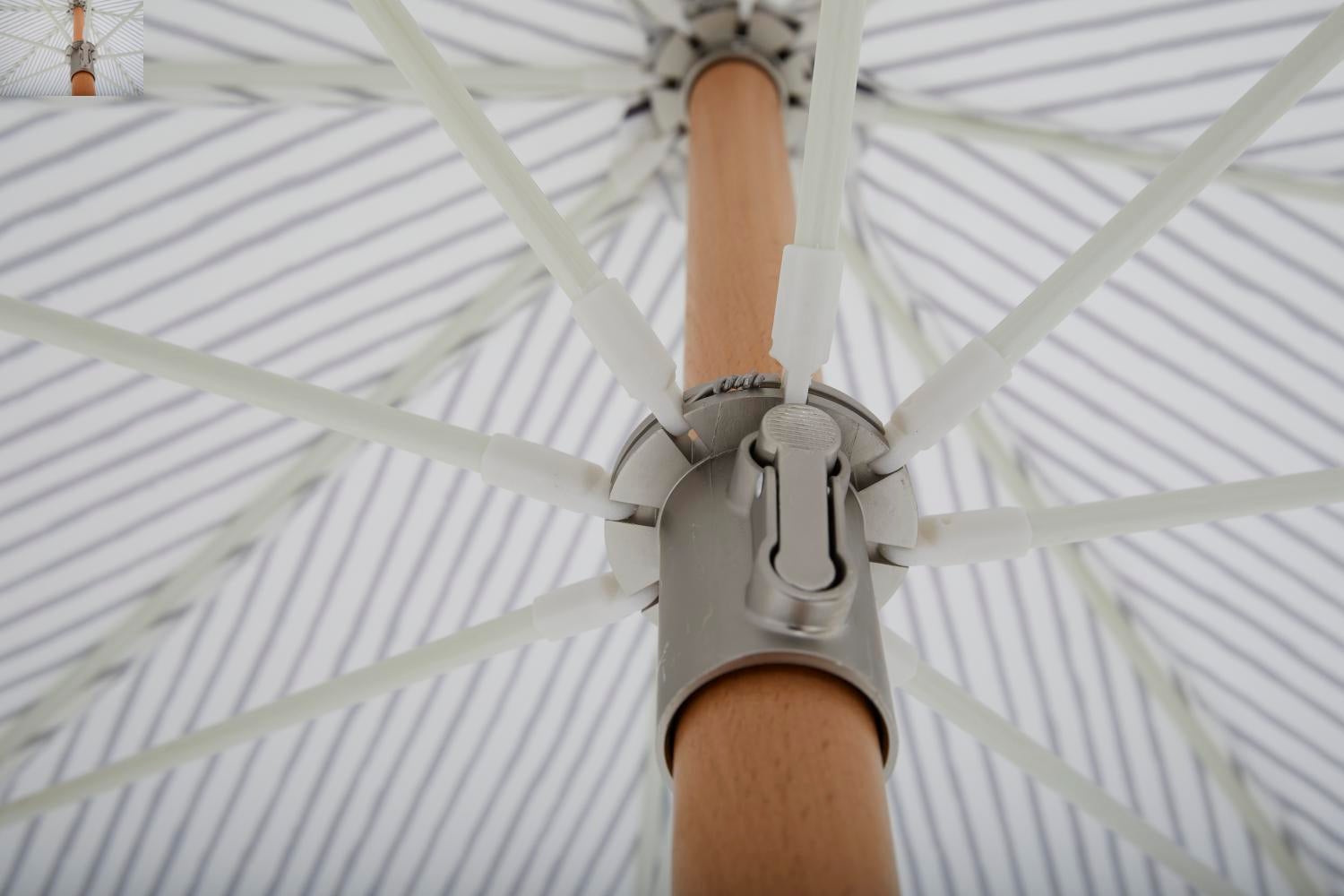 Gatsby parasoll Grey Stripe