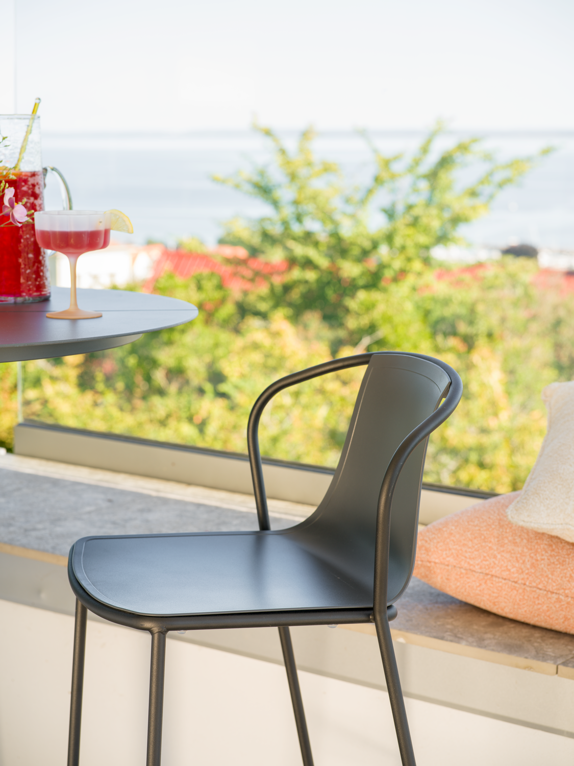 Kasia barstol Svart/svart