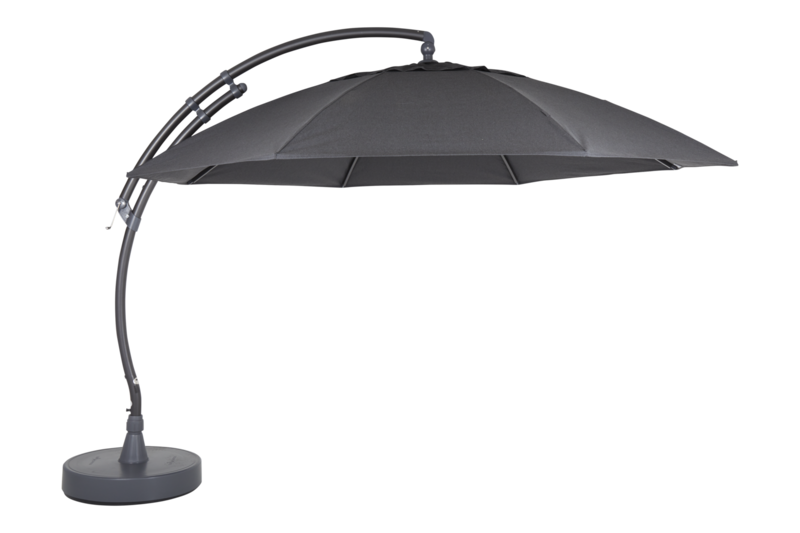 Easy Sun frihängande parasoll Antracit/antracit