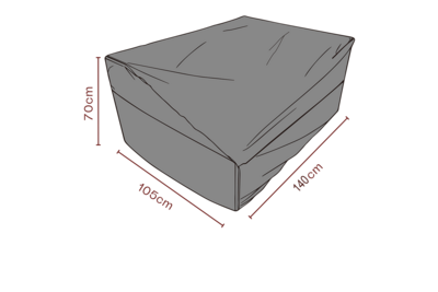 Möbelskydd soffa Svart