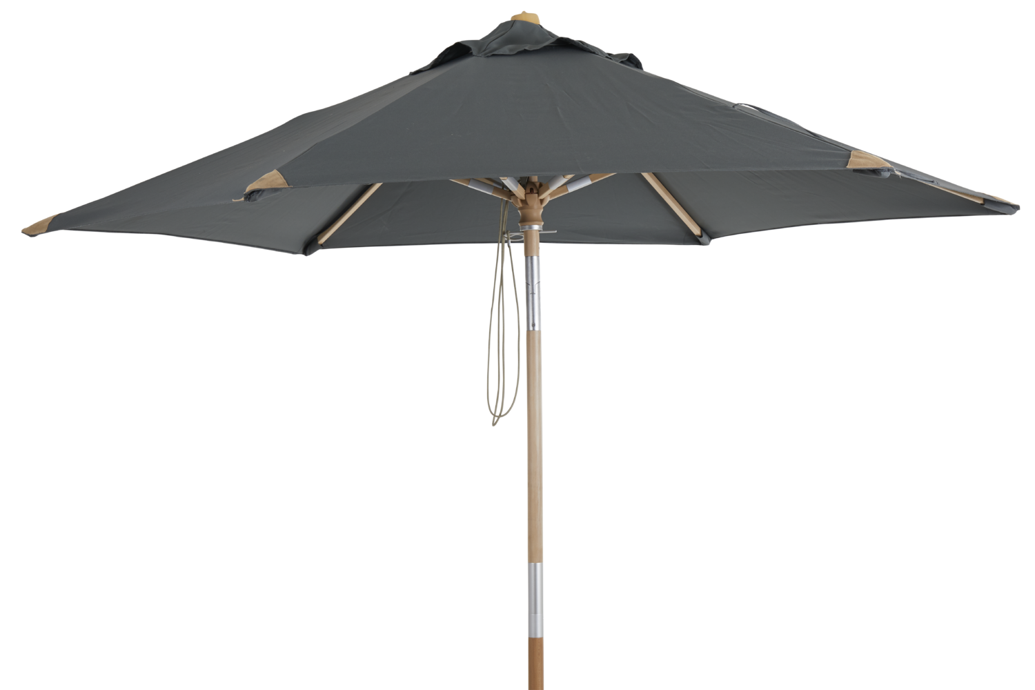 Trieste parasoll Natur/grå