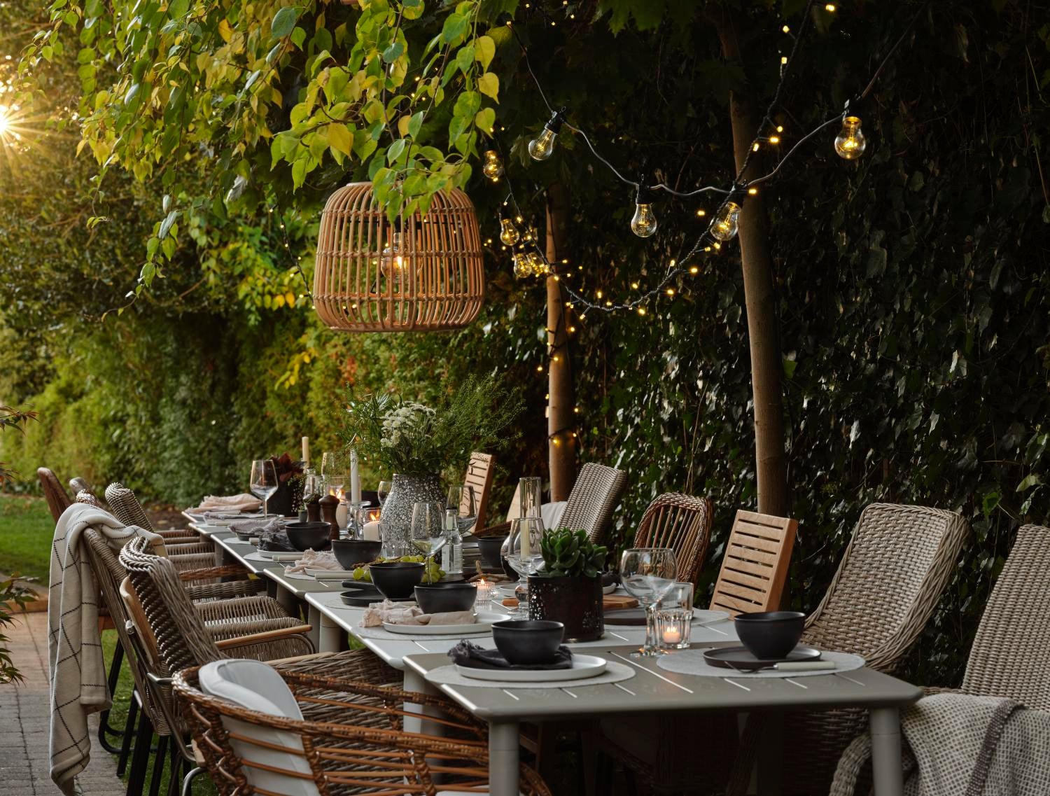 Covelo matstol Natur/vit