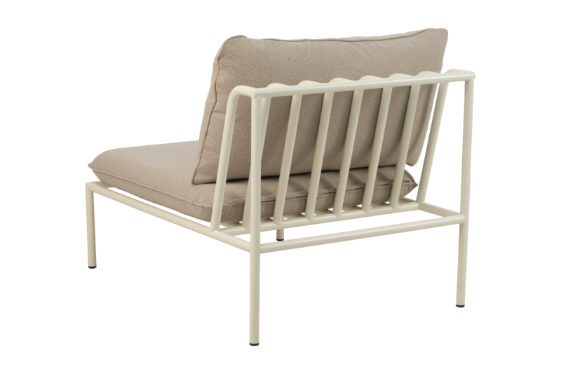 Collier mittdel Pearl White/Teddy Beige