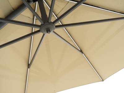 Cilento parasoll Light Grey/Khaki