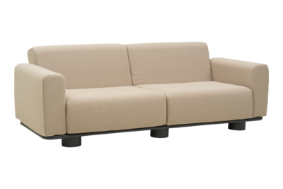 Bolster 2,5-sits soffa Antracit/Teddy Beige