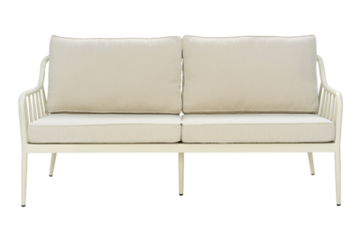 Coleville 3-sitssoffa Pearl White/Dot Beige