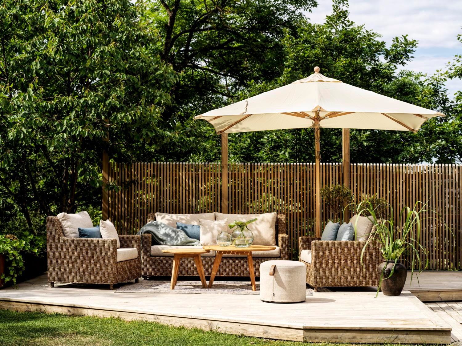 Sandkorn fåtölj Natur/beige