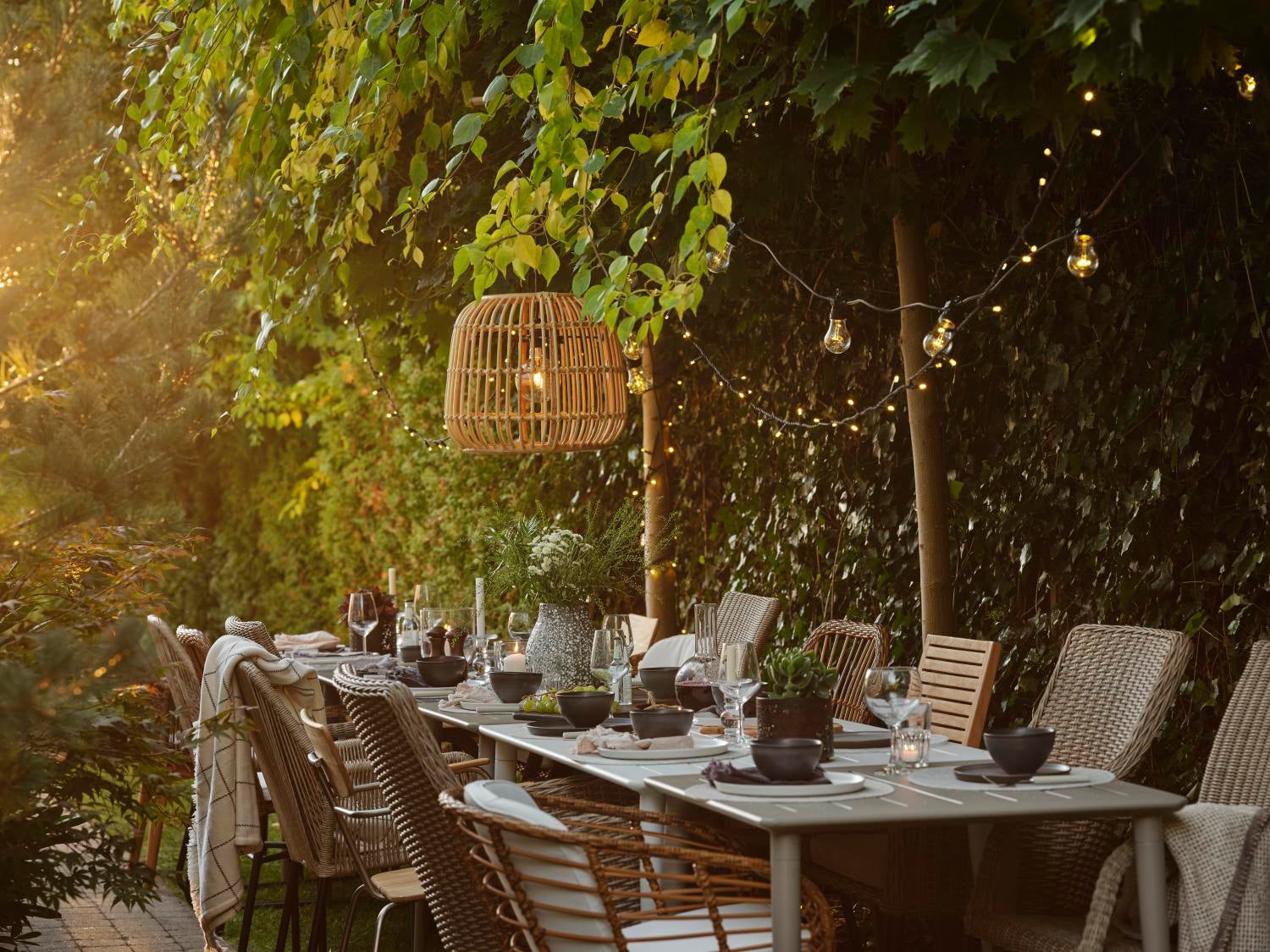 Covelo matstol Natur/vit