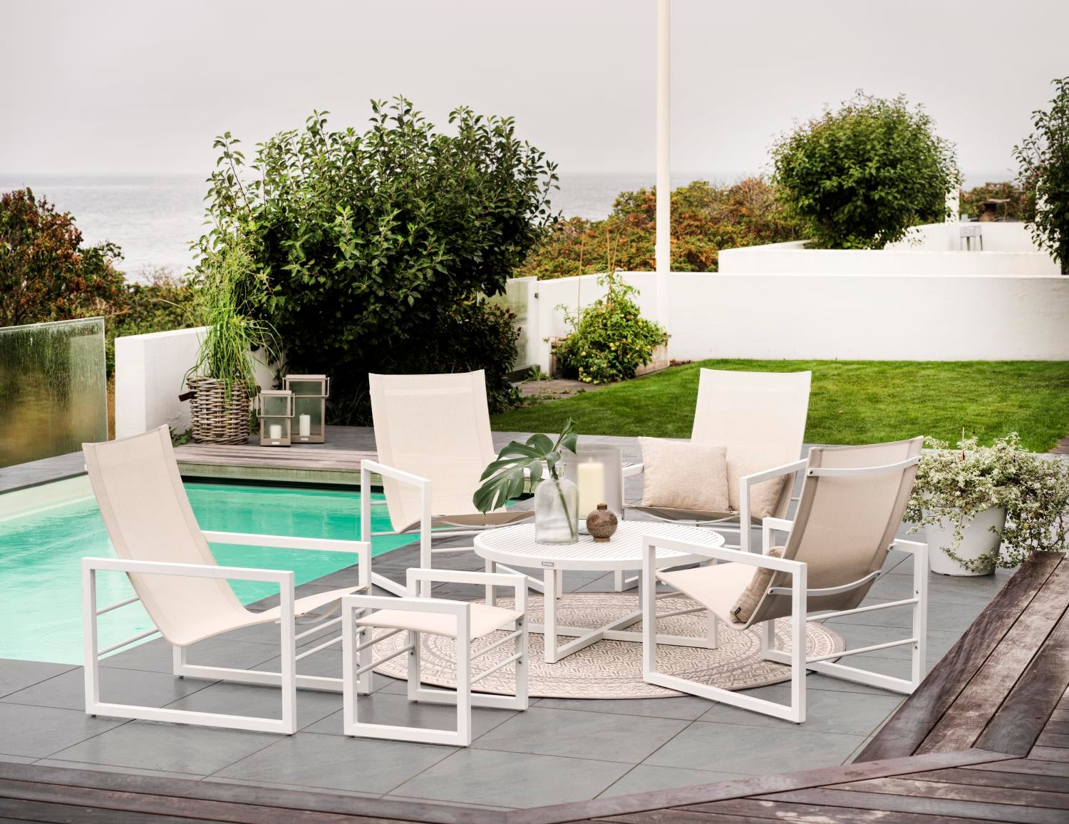 Vevi fotpall Vit/Off-white