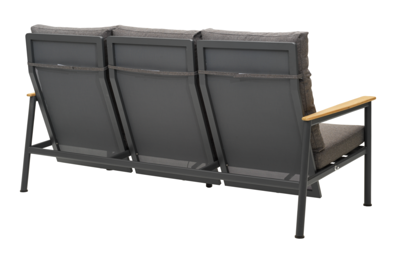 Gordon 3-sitssoffa Antracit/Soft Dawn