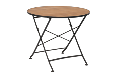 Brewer matbord Svart/teak