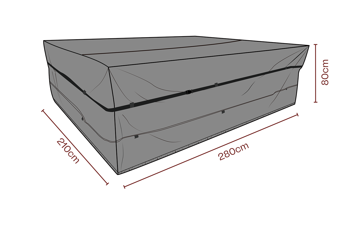 Möbelskydd soffgrupp Svart - Andas