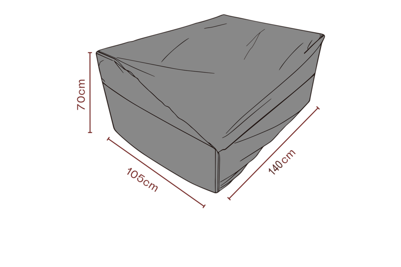 Möbelskydd soffa Svart