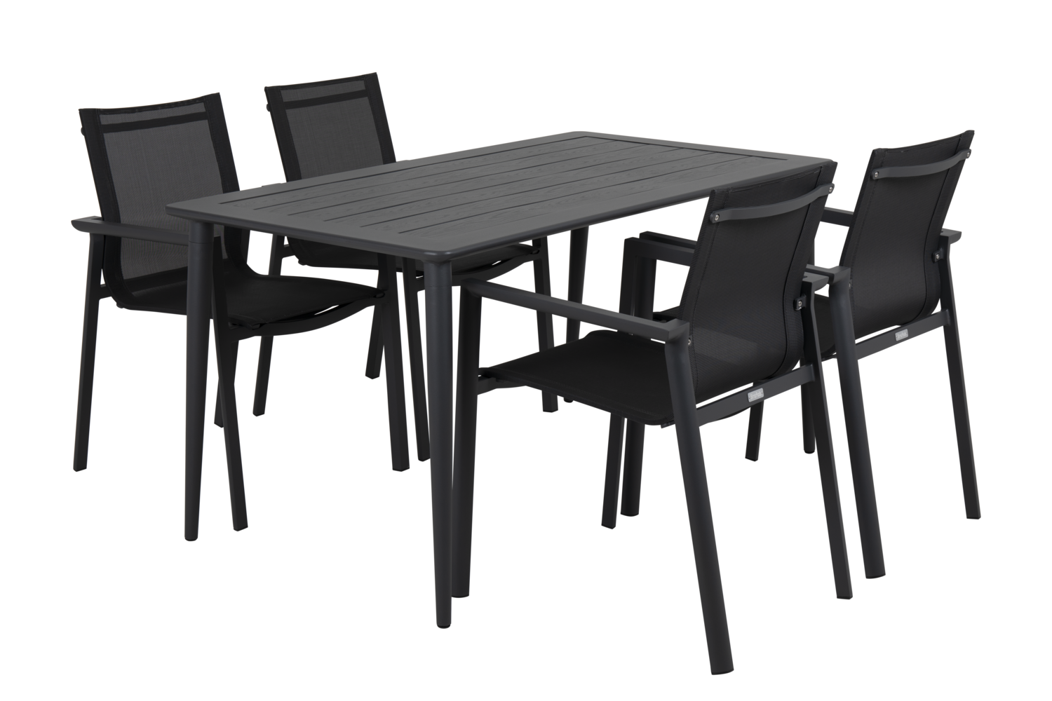 Delia karmstol Antracit/Svart