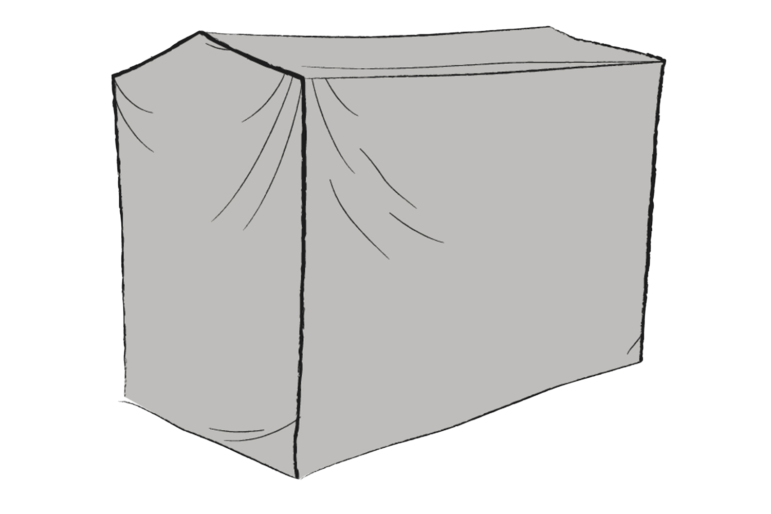 Möbelskydd hammock Grå - Vattenavvisande