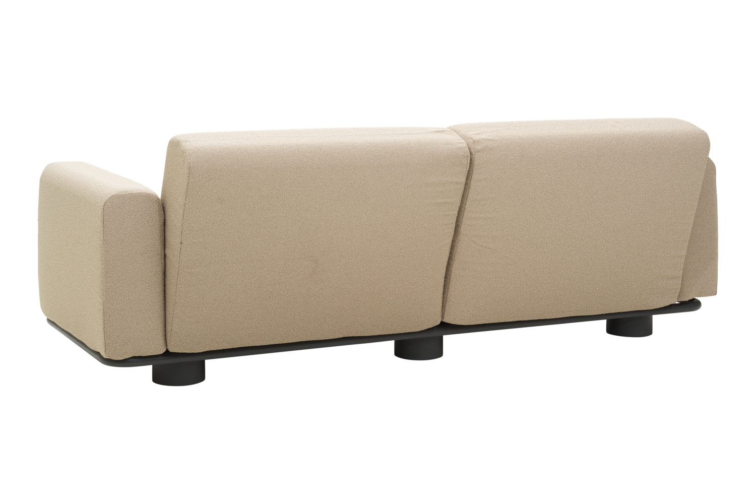 Bolster 2,5-sits soffa Antracit/Teddy Beige