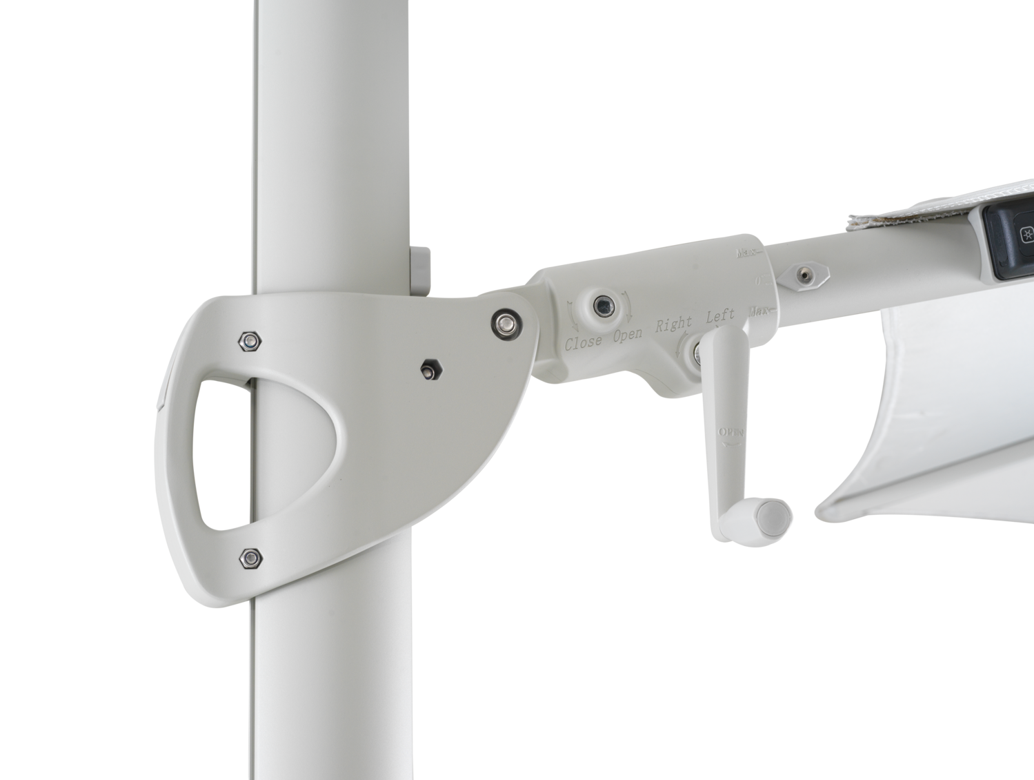 Cilento parasoll Light Grey/Khaki