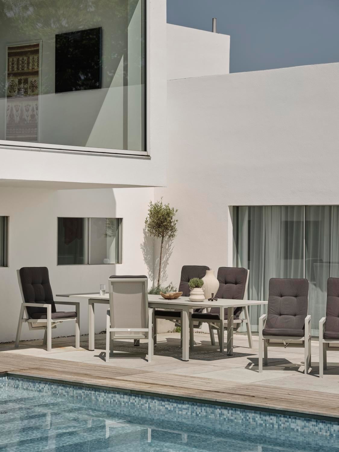 Newfort positionsstol Light Grey/Off-White