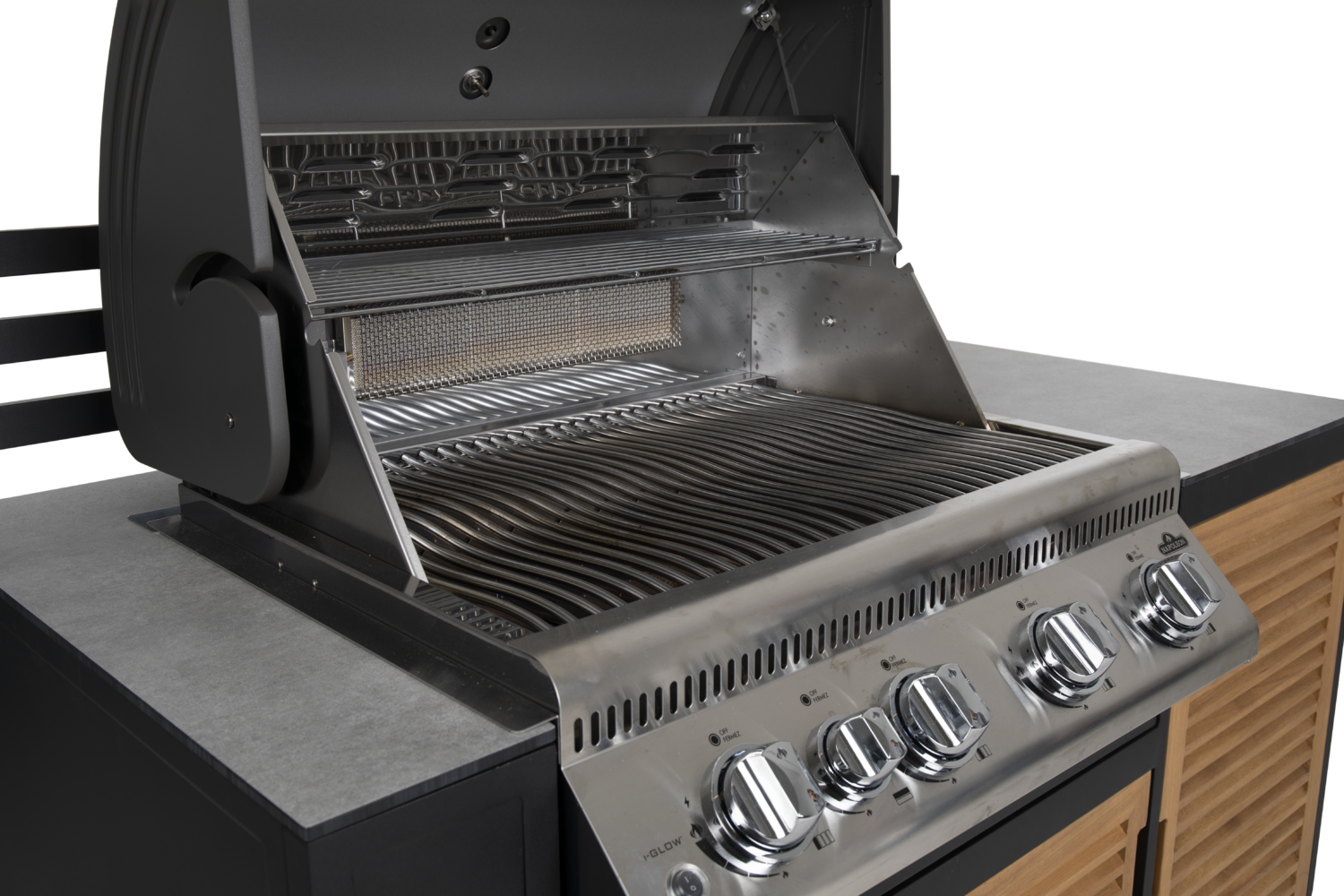 Fornax utekök Svart/teak