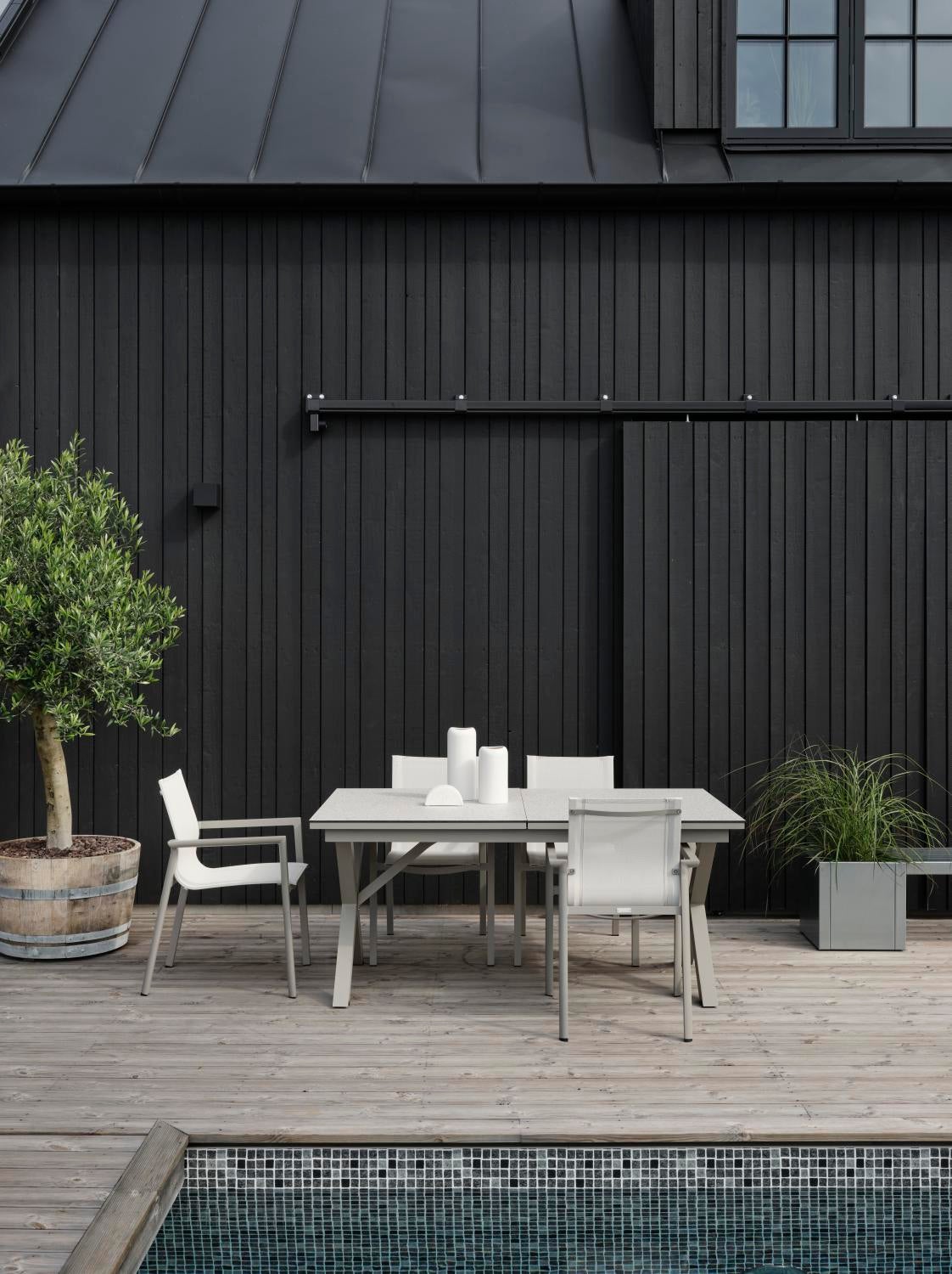 Delia karmstol Khaki/Off-white