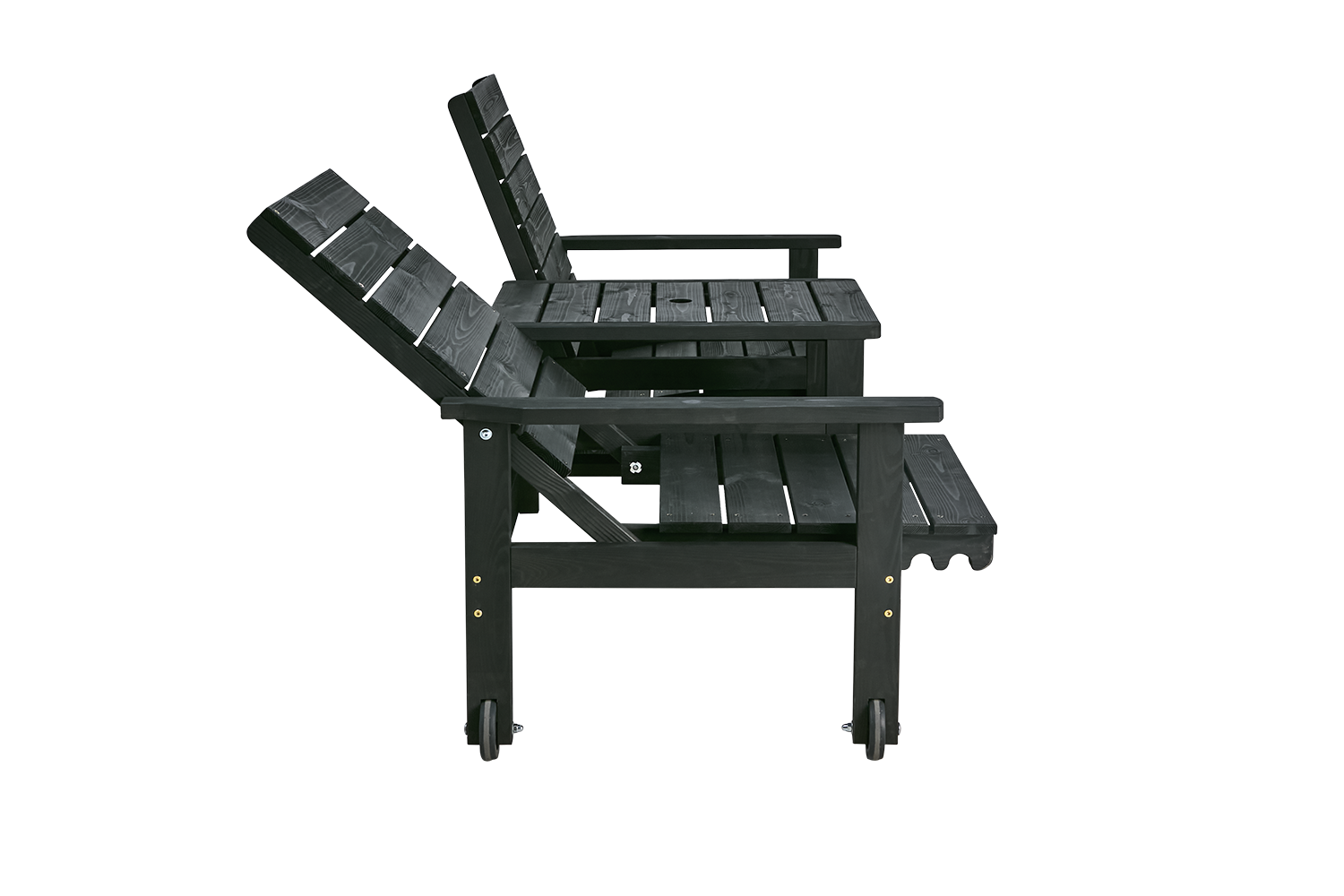 Du & Ja 2-sitssoffa Svart