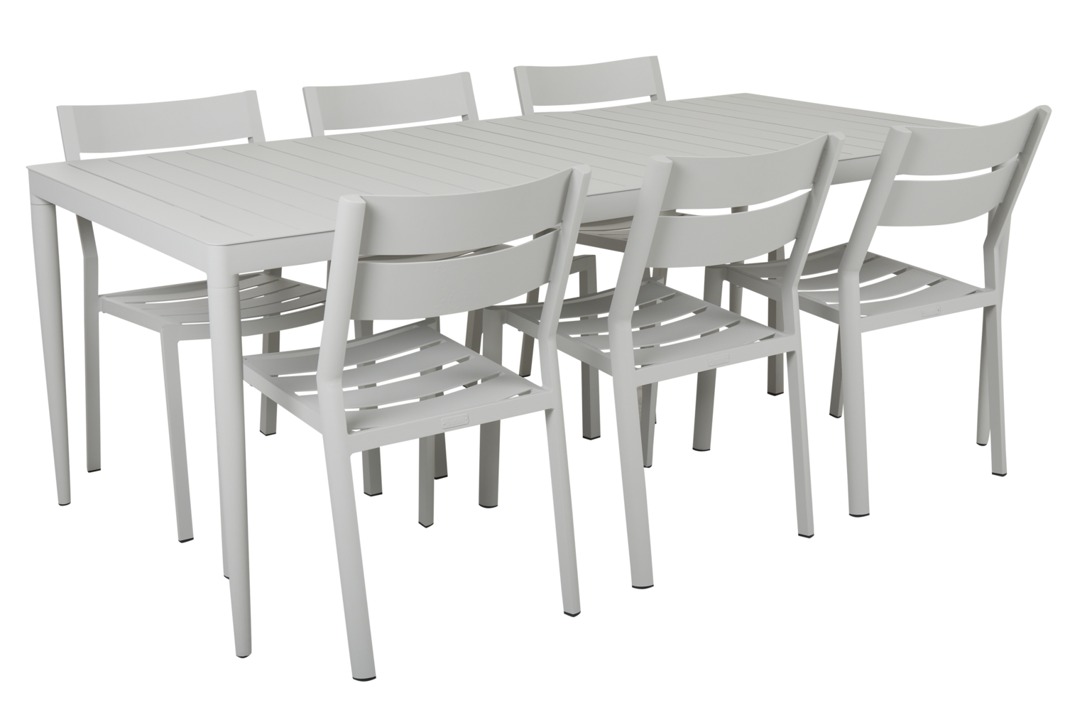 Delia matstol Light Grey