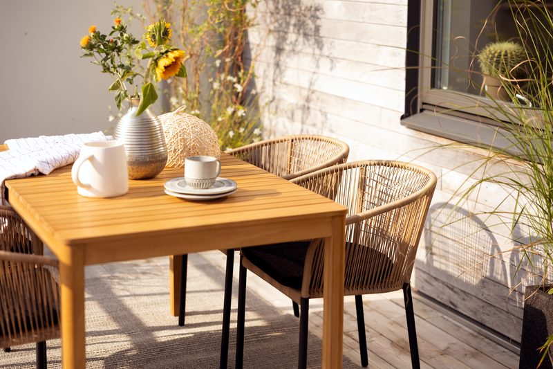 Delta karmstol Svart/Teddy Black